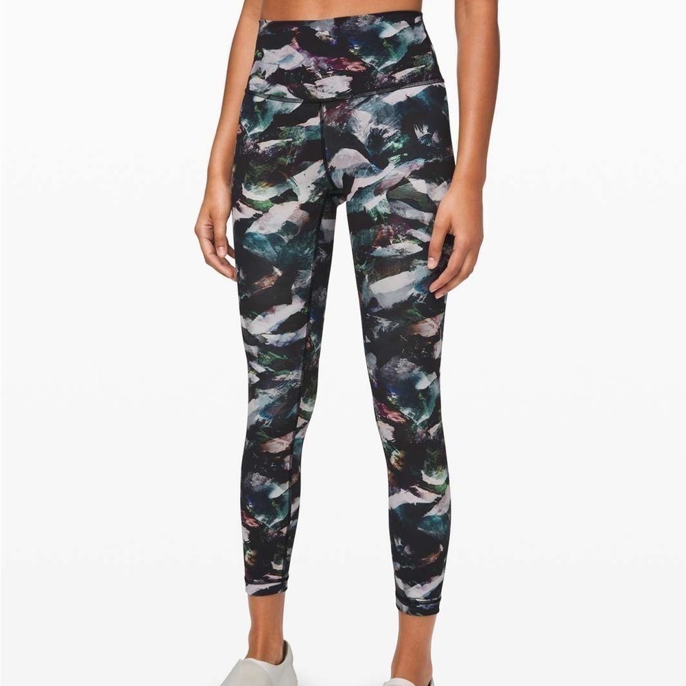 Lululemon Wunder Under High-Rise Tight 25" Glacier Camo Starlight Multi